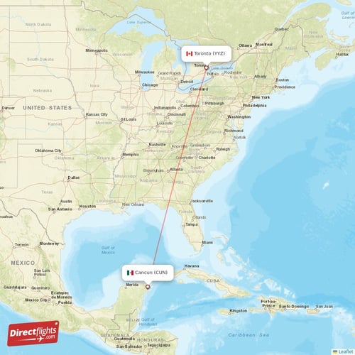 Cancun to Toronto