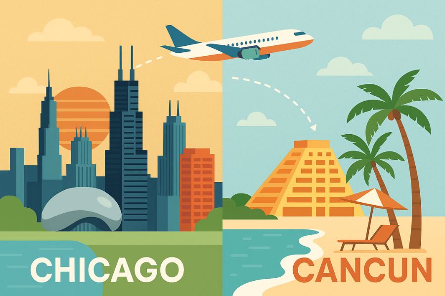 Chicago to Cancun