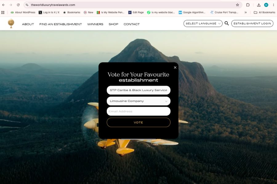 2026 World Luxury Travel Awards Nominee
